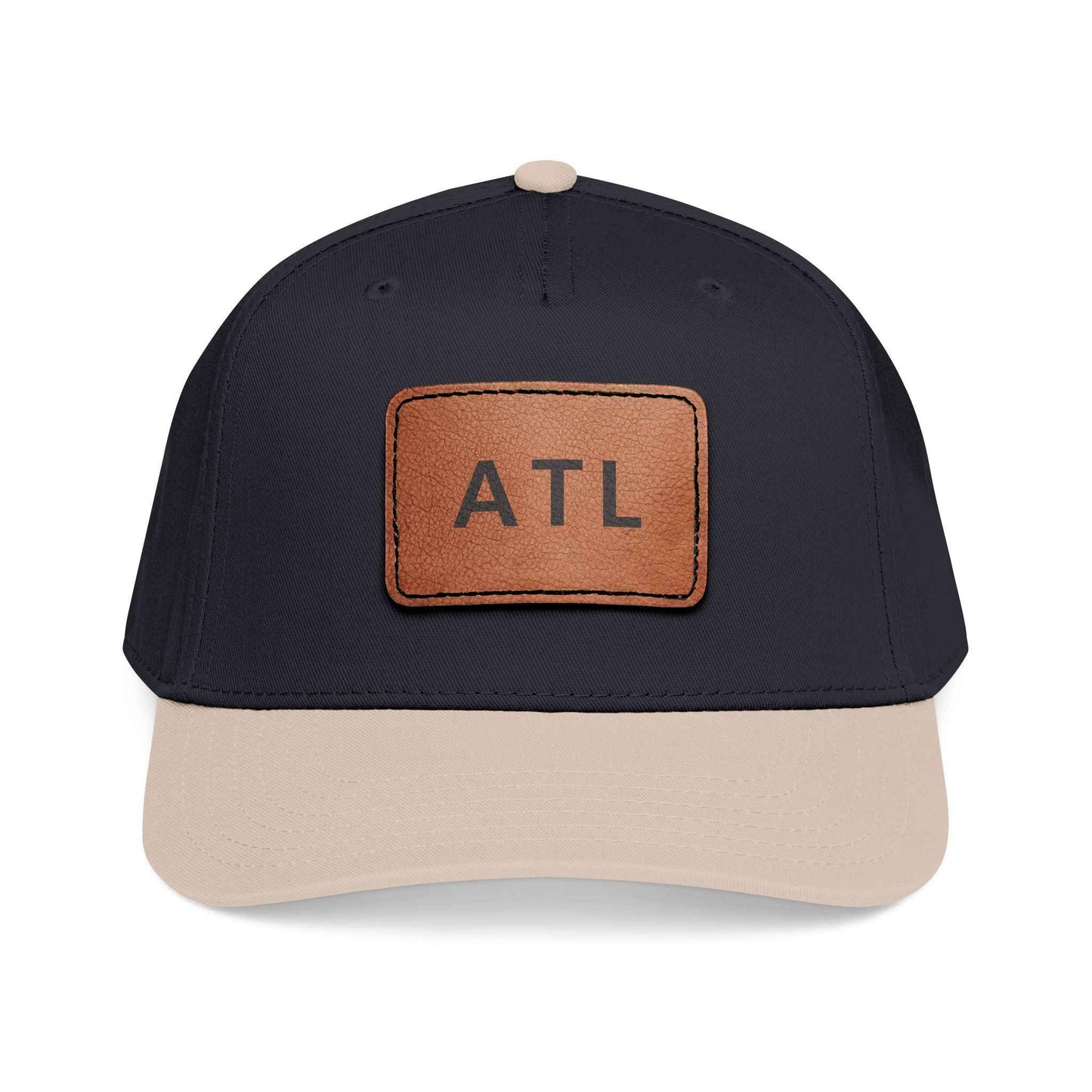 ATL Leather Patch Baseball Cap - Stylish and Durable Headwear
