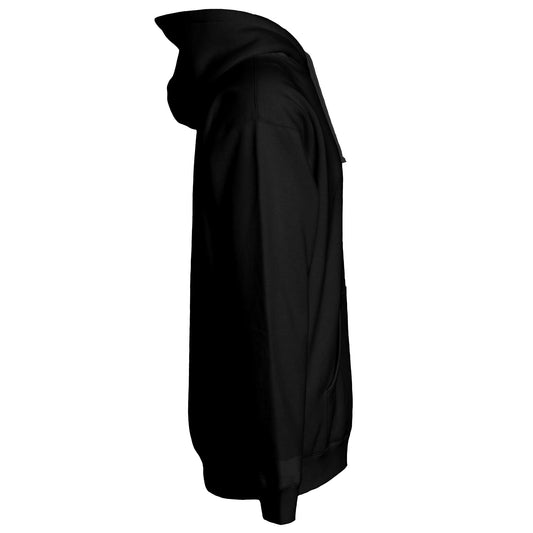DEN Denver airport hoodie black-side view