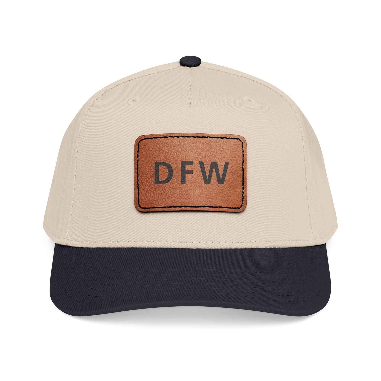 DFW Dallas Leather Patch Baseball Cap - Stylish and Durable Headwear