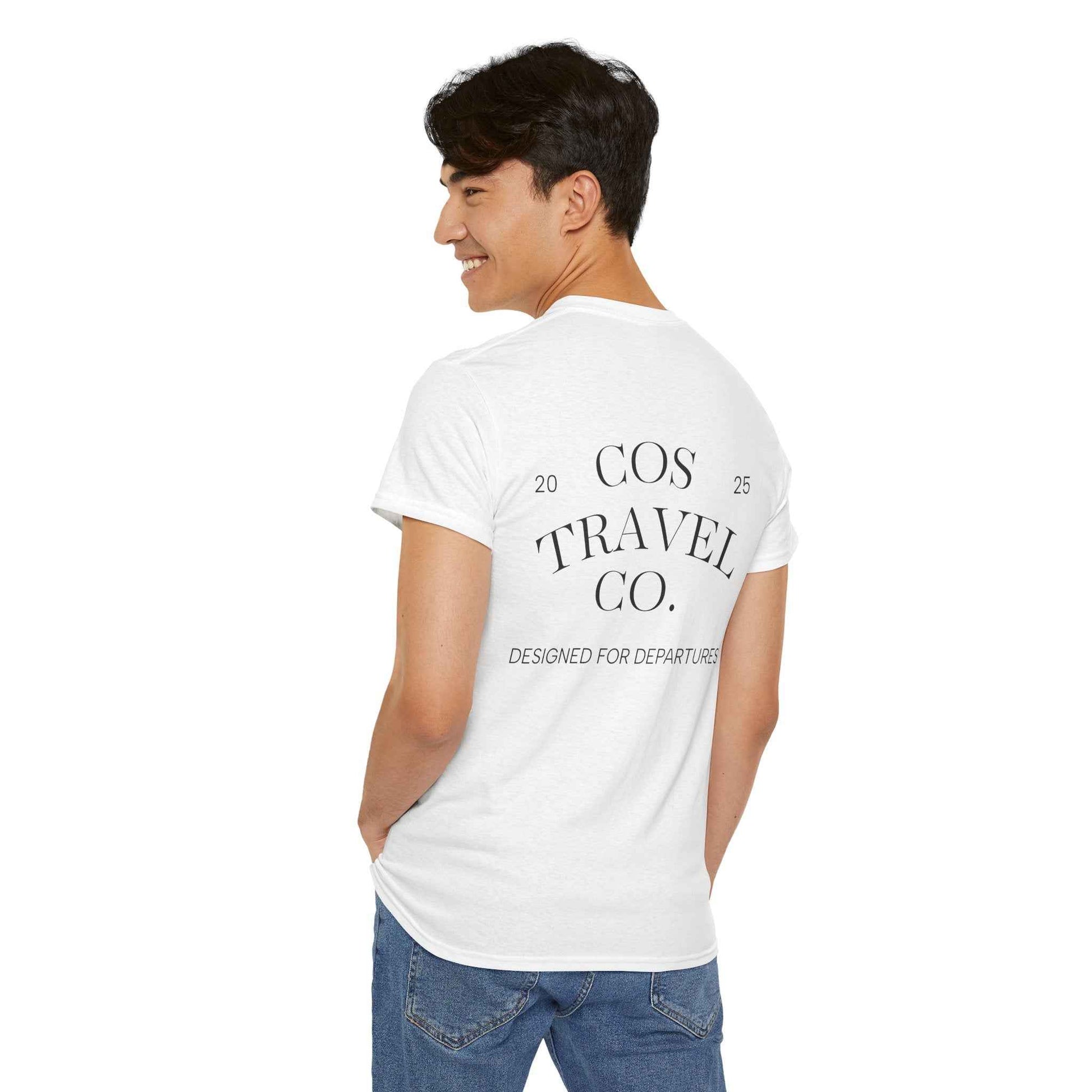 COS Travel Co Heritage Comfort T-Shirt - Ultimate Travel Style and Comfort