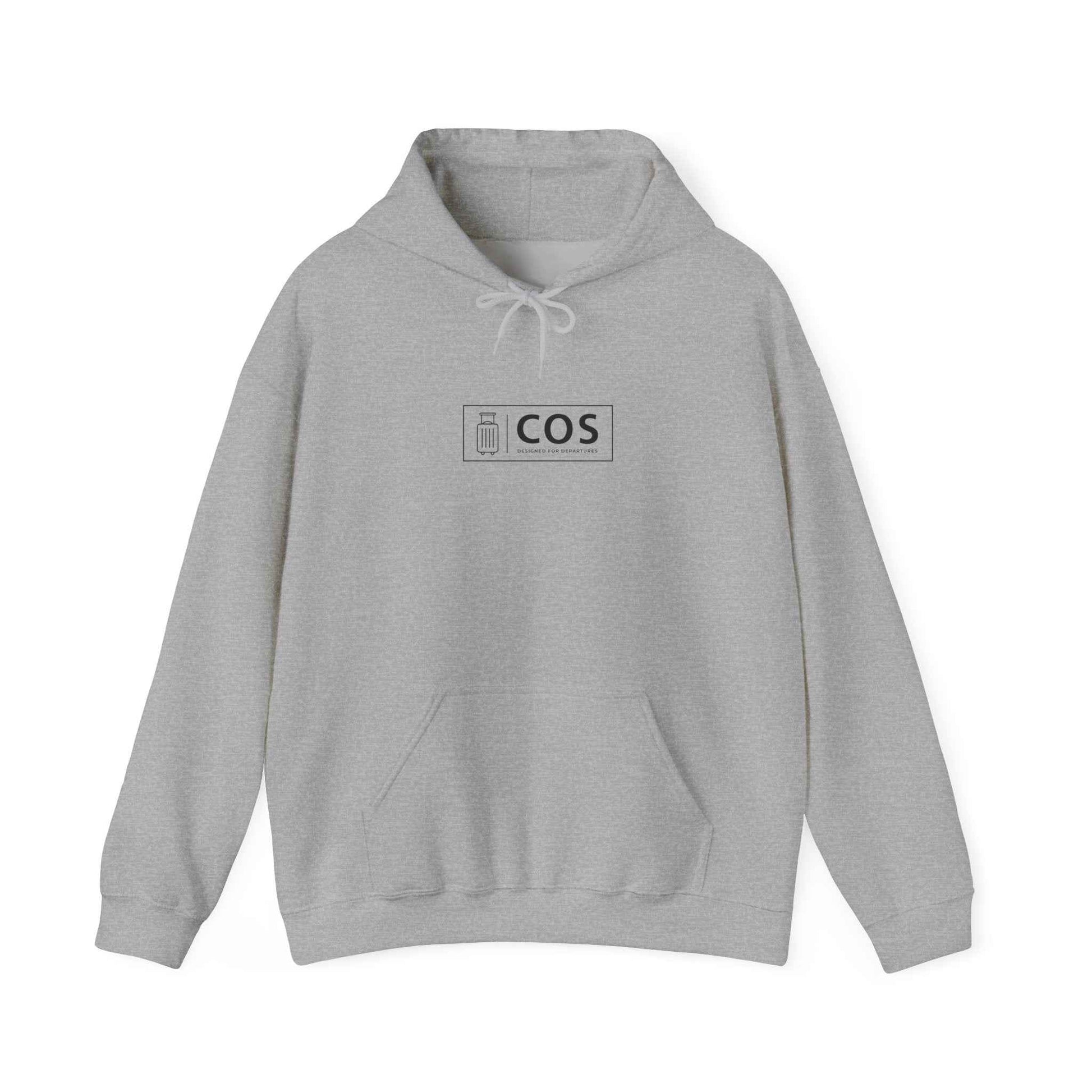 COS Travel Hoodie - Designed for Departures Pullover Relaxed Hoodie