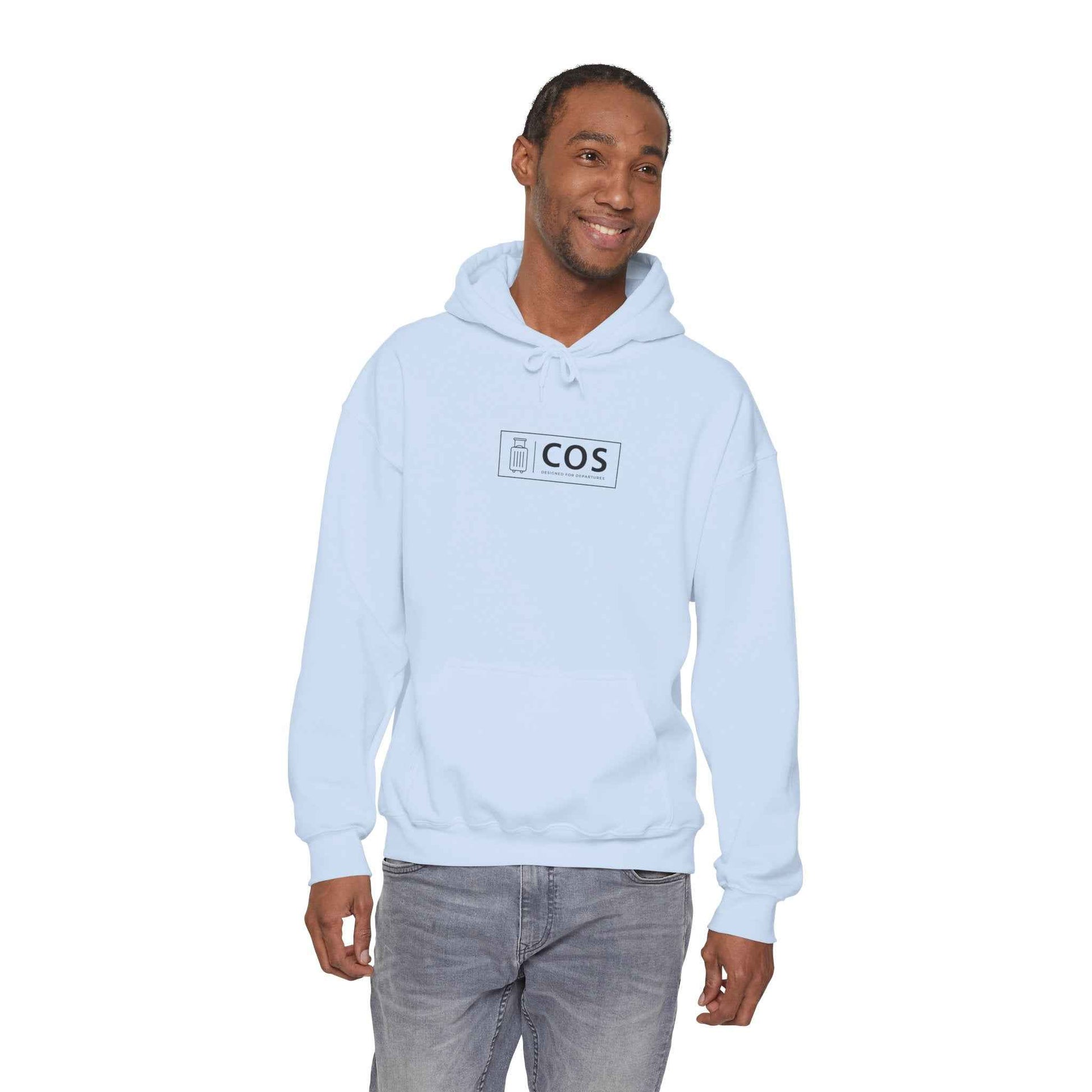 COS Travel Hoodie - Designed for Departures Pullover Relaxed Hoodie