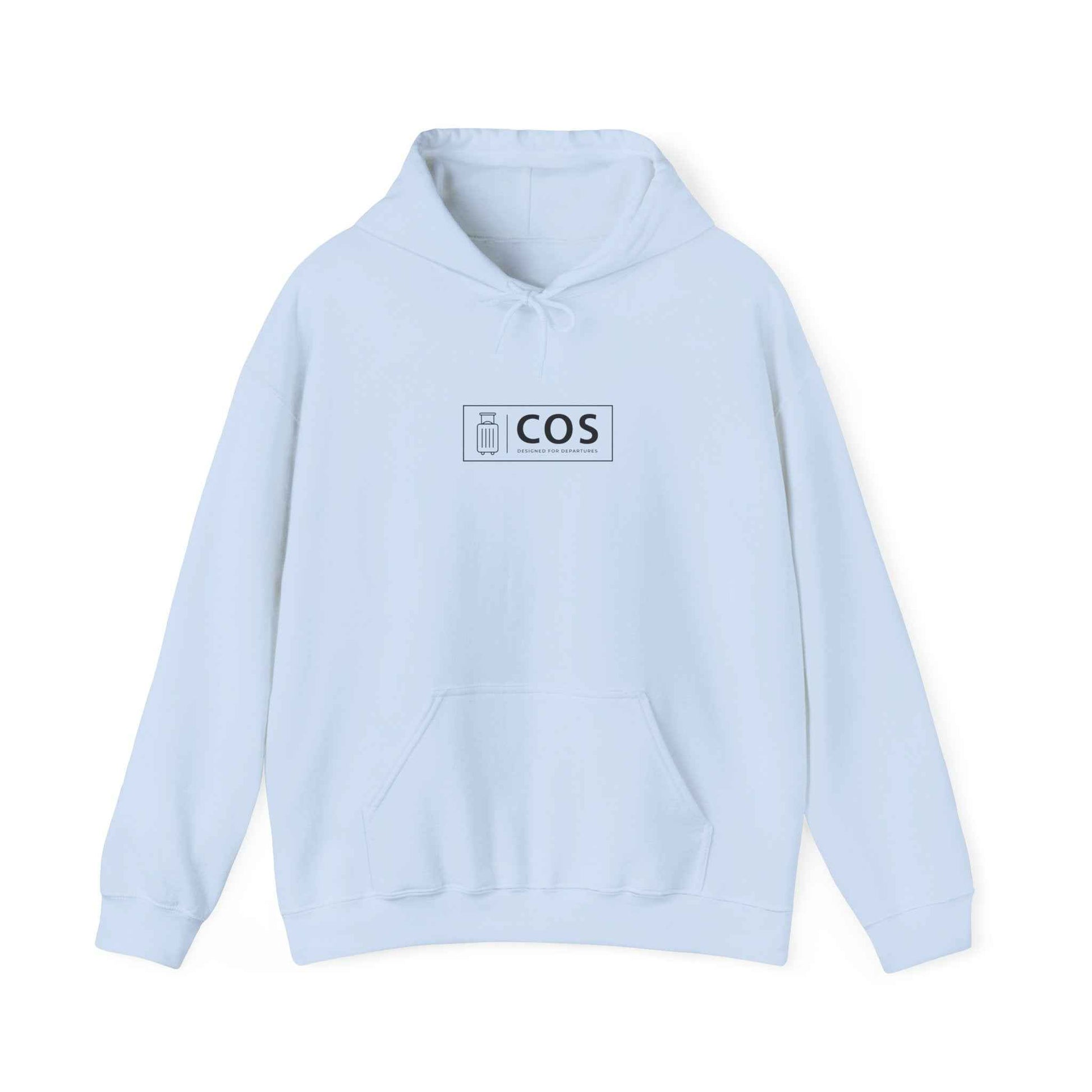 COS Travel Hoodie - Designed for Departures Pullover Relaxed Hoodie