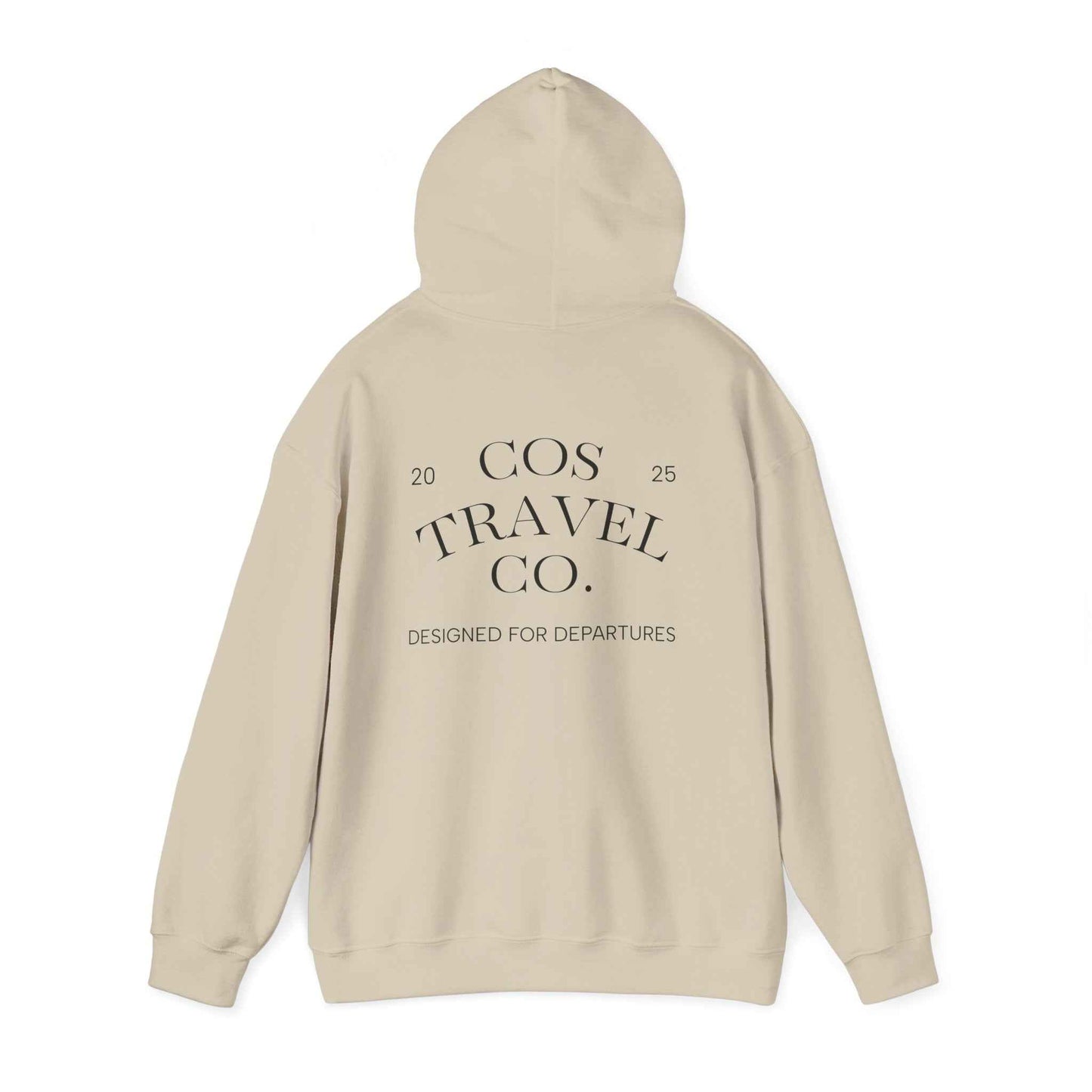 COS Travel Hoodie - Designed for Departures Pullover Relaxed Hoodie