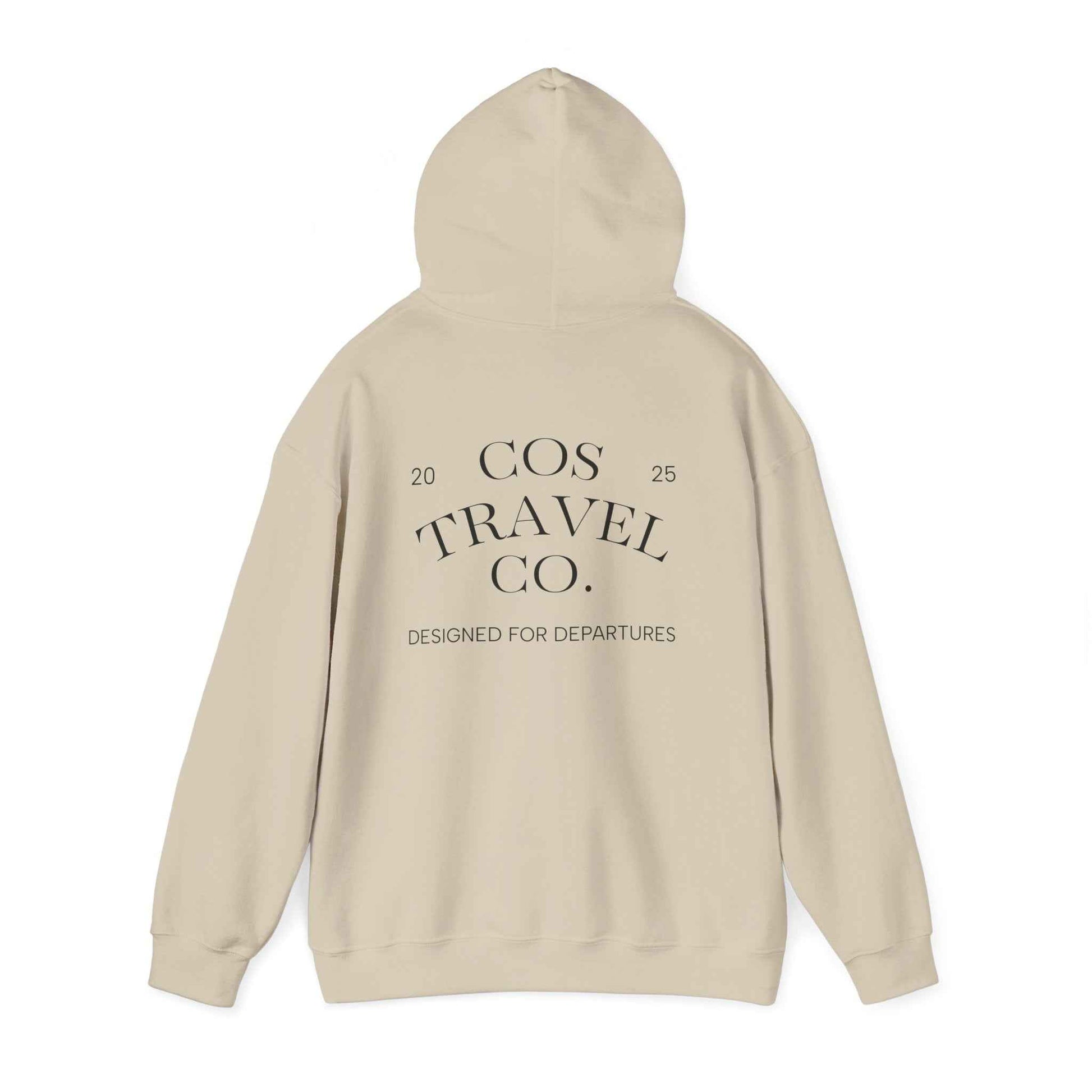 COS Travel Hoodie - Designed for Departures Pullover Relaxed Hoodie