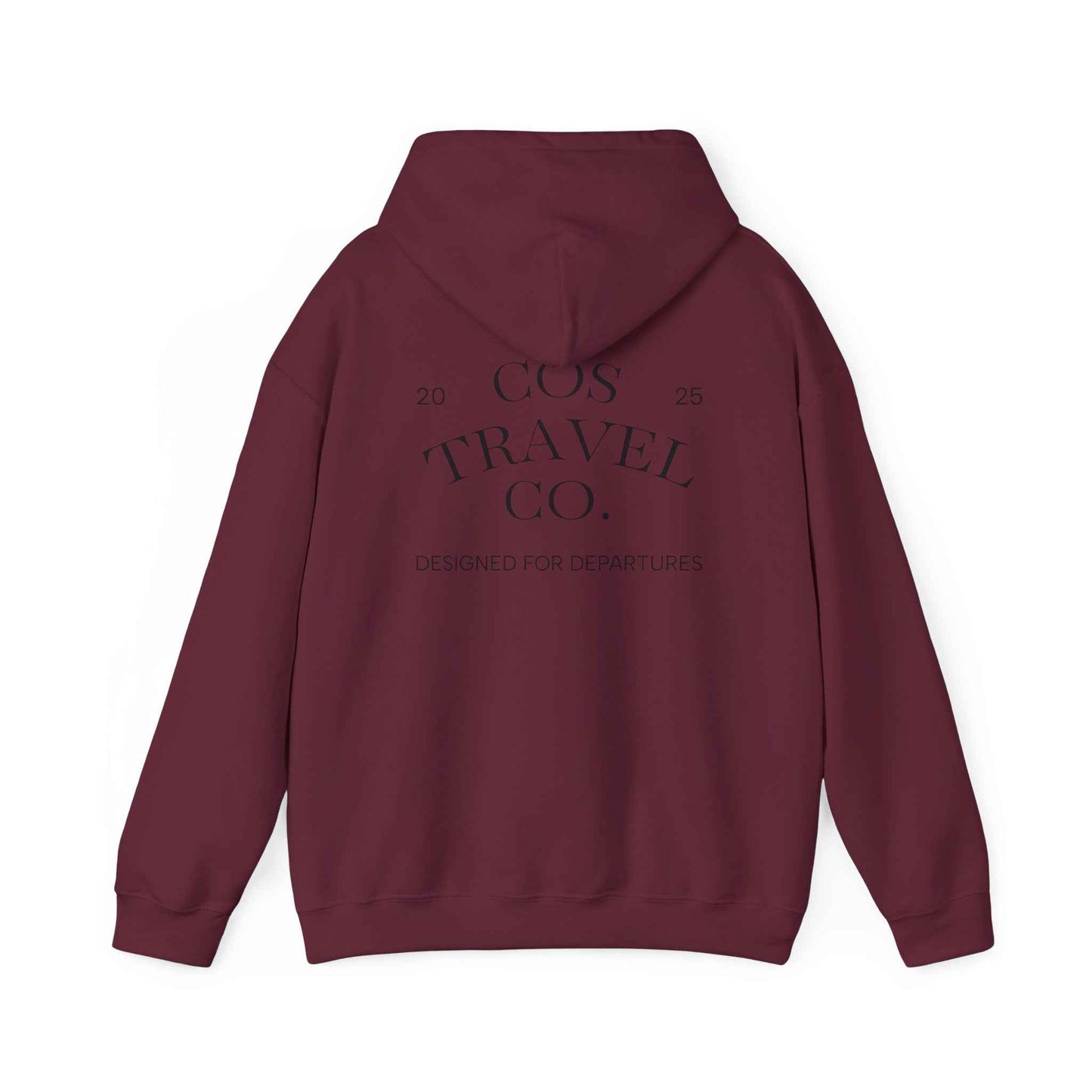 COS Travel Hoodie - Designed for Departures Pullover Relaxed Hoodie
