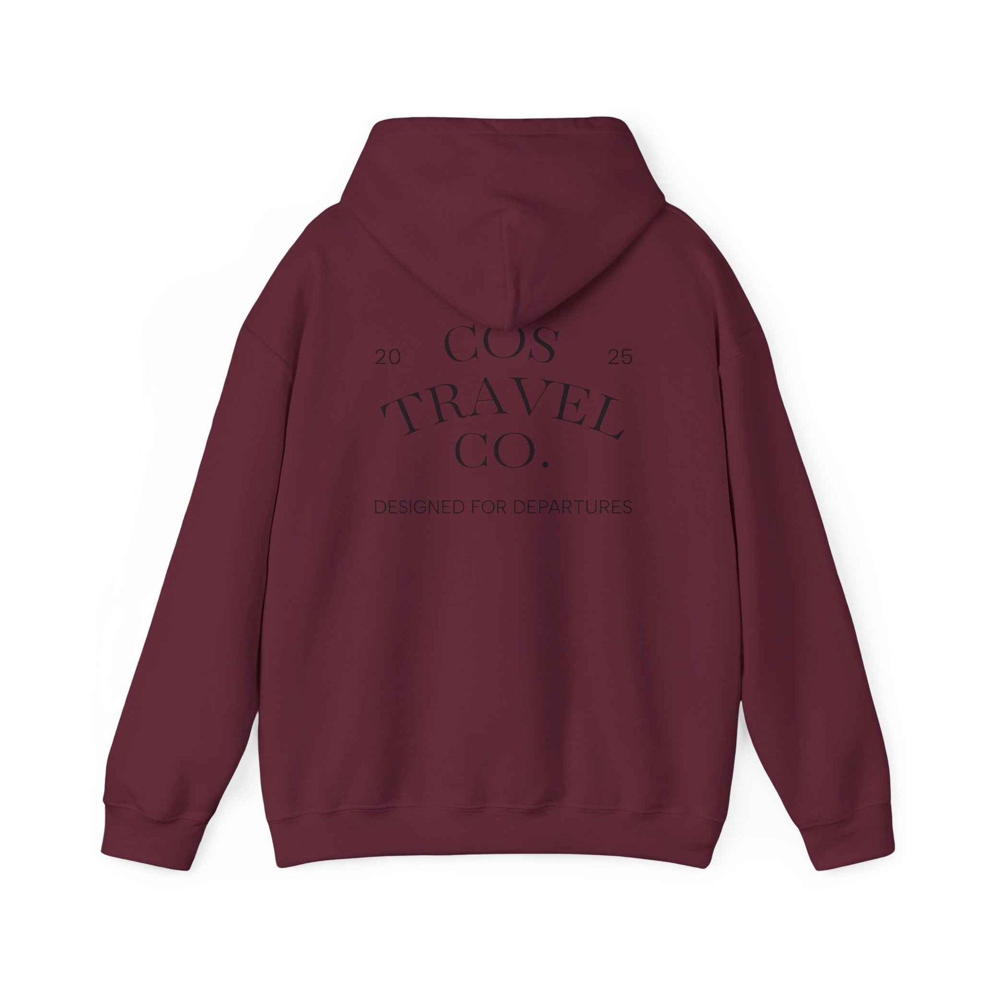 COS Travel Hoodie - Designed for Departures Pullover Relaxed Hoodie