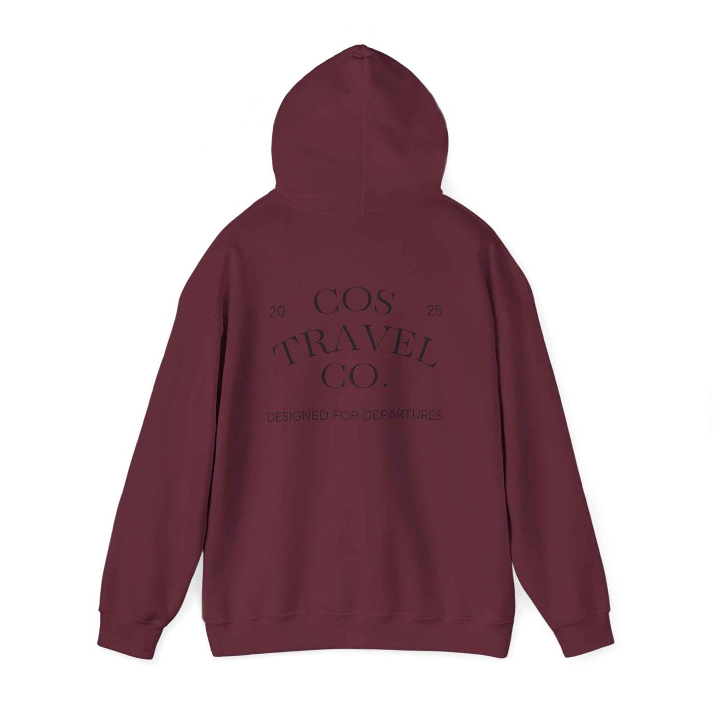 COS Travel Hoodie - Designed for Departures Pullover Relaxed Hoodie