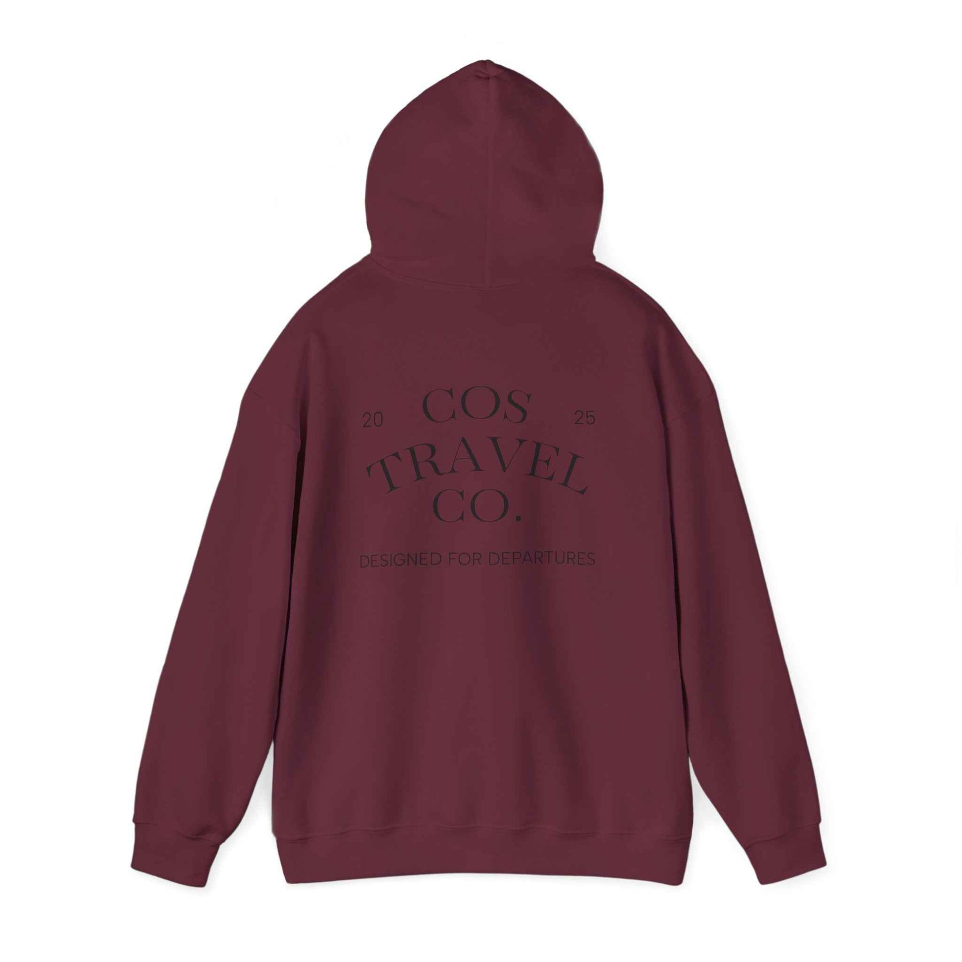 COS Travel Hoodie - Designed for Departures Pullover Relaxed Hoodie
