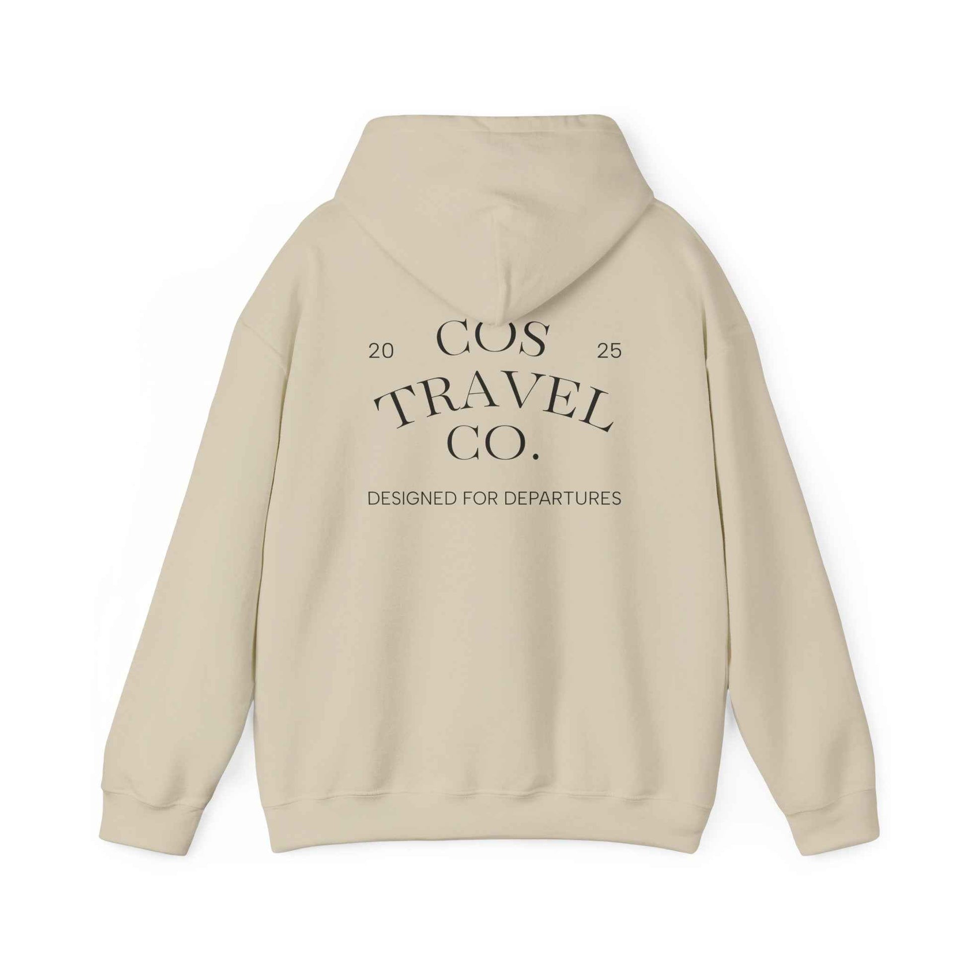 COS Travel Hoodie - Designed for Departures Pullover Relaxed Hoodie