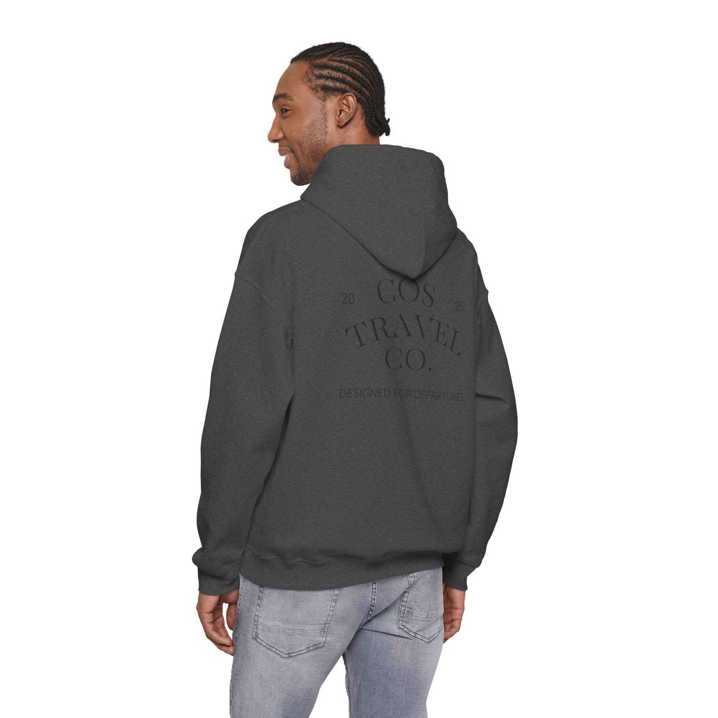 COS Travel Hoodie - Designed for Departures Pullover Relaxed Hoodie