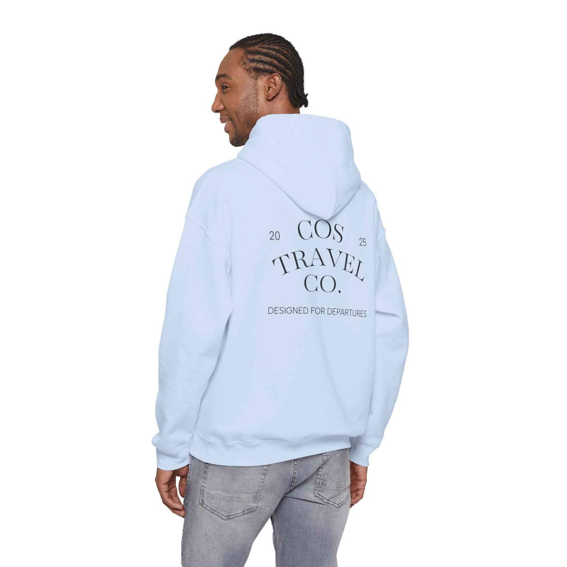 COS Travel Hoodie - Designed for Departures Pullover Relaxed Hoodie