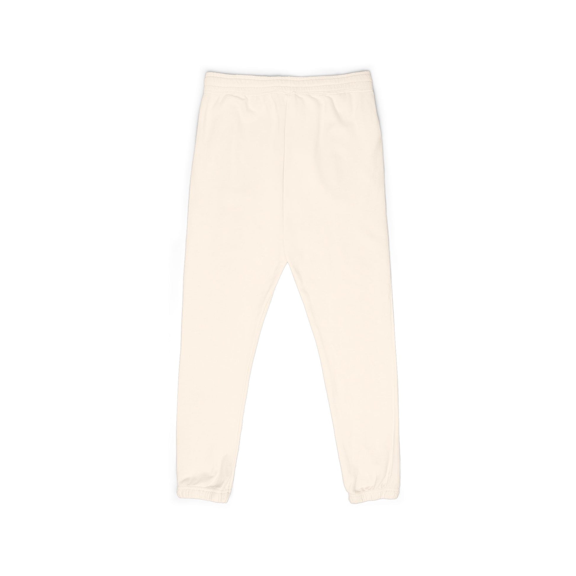 COS Travel Co. ivory sweat pants back view