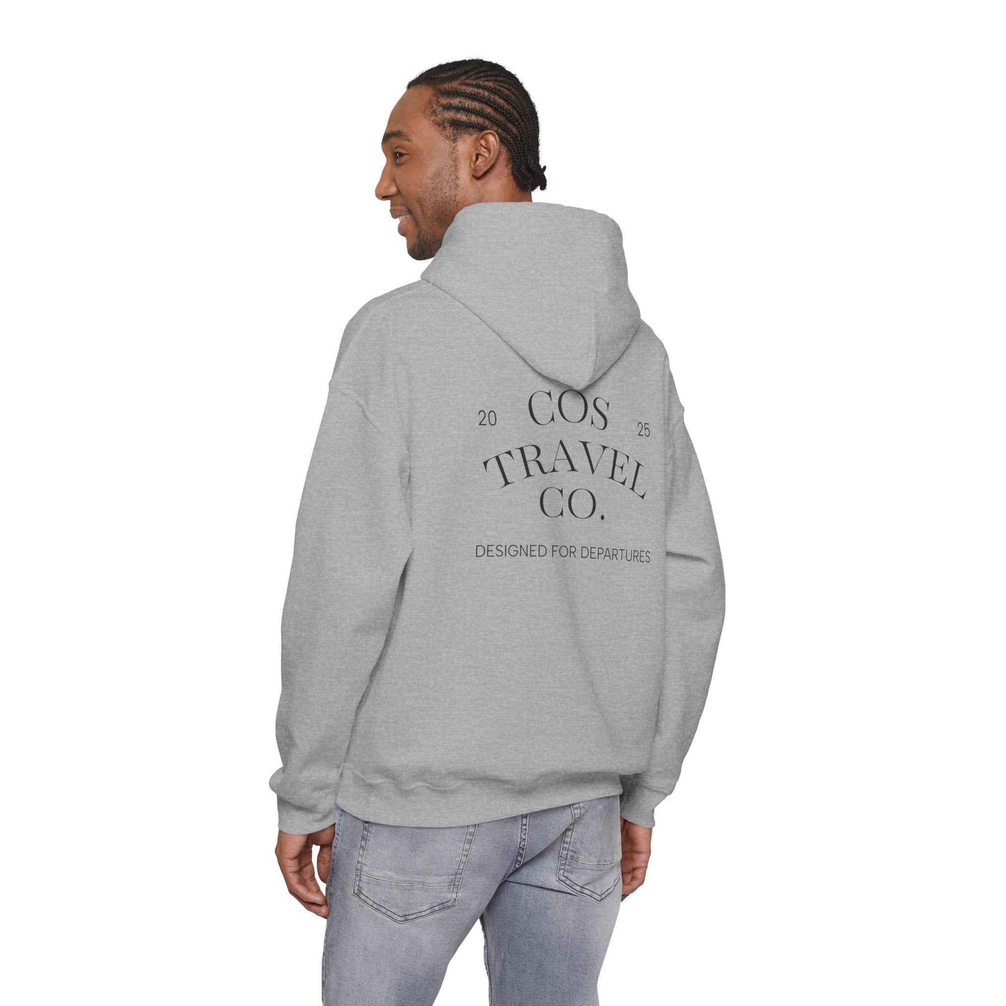 COS Travel Hoodie - Designed for Departures Pullover Relaxed Hoodie