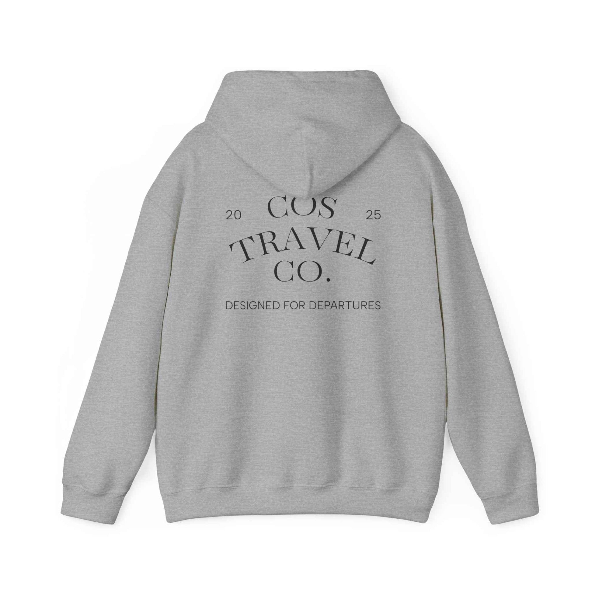 COS Travel Hoodie - Designed for Departures Pullover Relaxed Hoodie