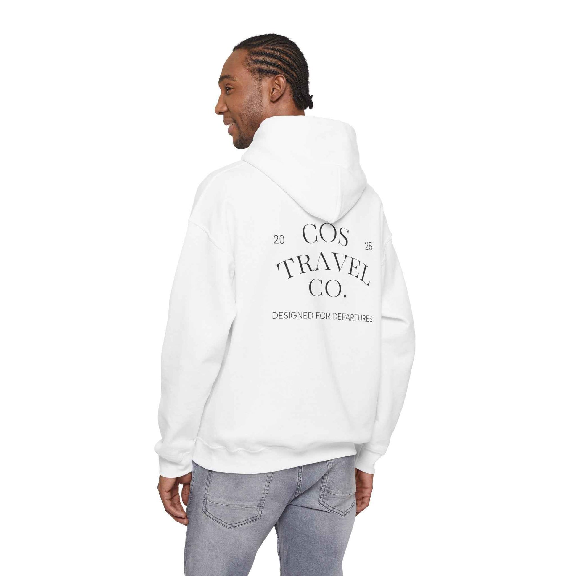 COS Travel Hoodie - Designed for Departures Pullover Relaxed Hoodie
