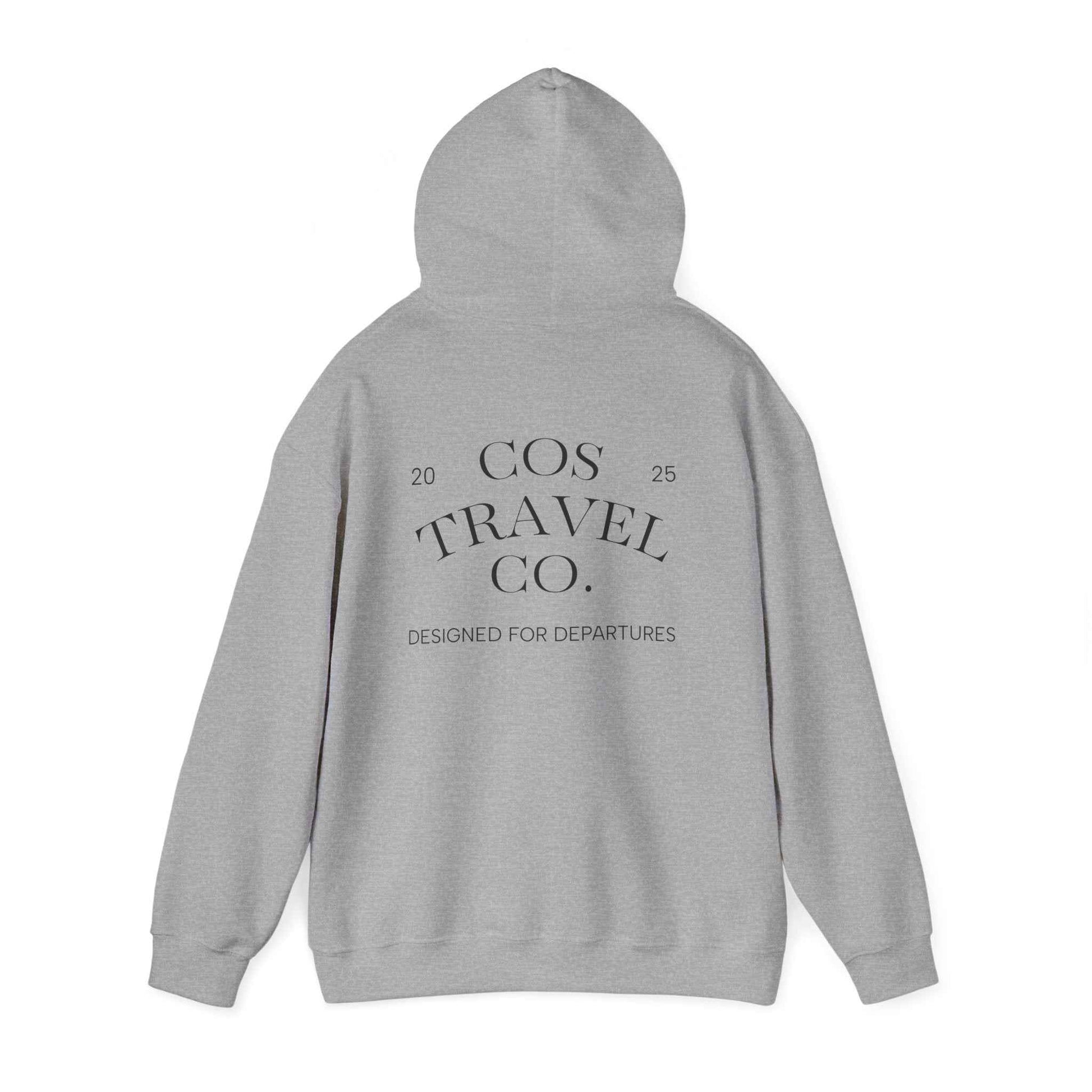 COS Travel Hoodie - Designed for Departures Pullover Relaxed Hoodie