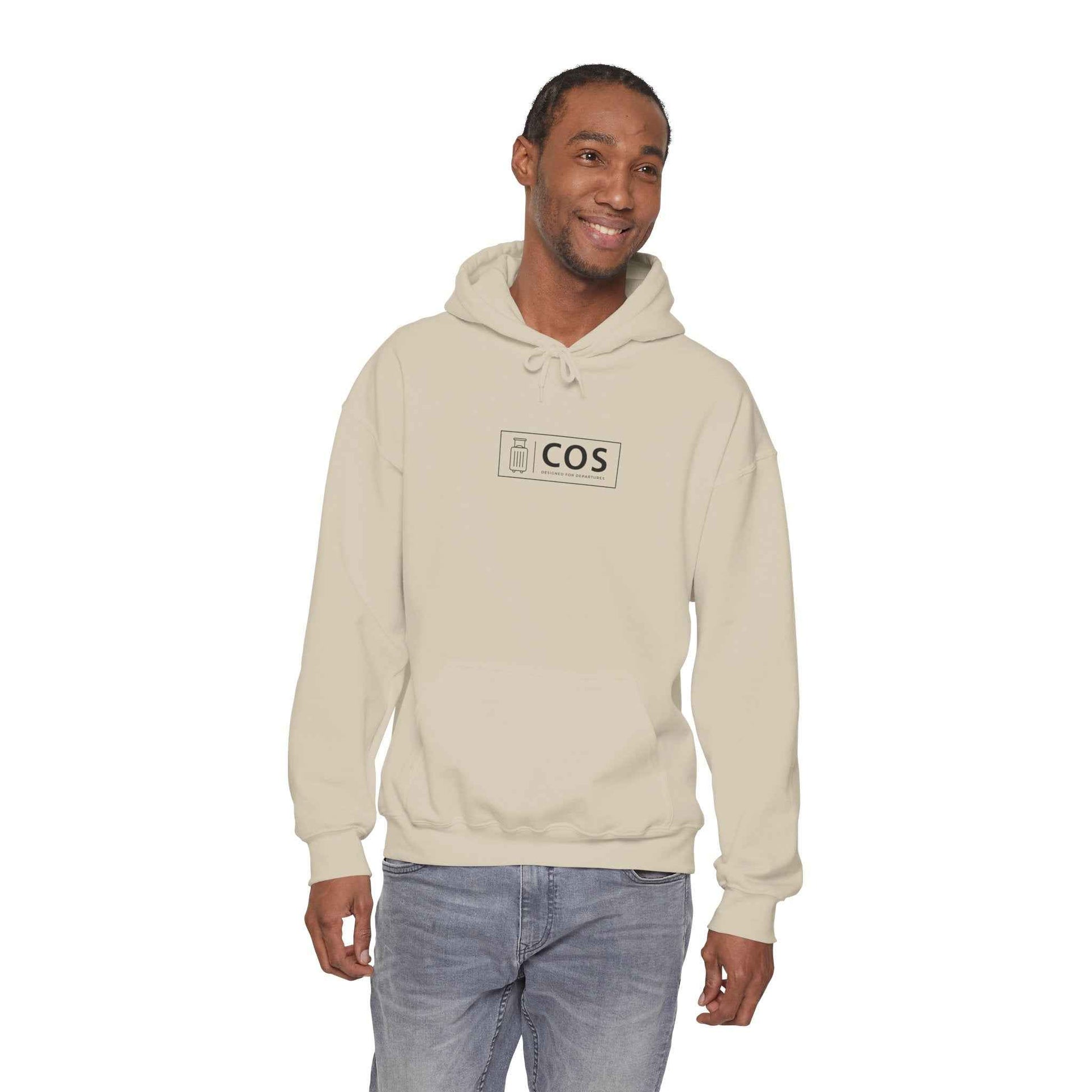 COS Travel Hoodie - Designed for Departures Pullover Relaxed Hoodie