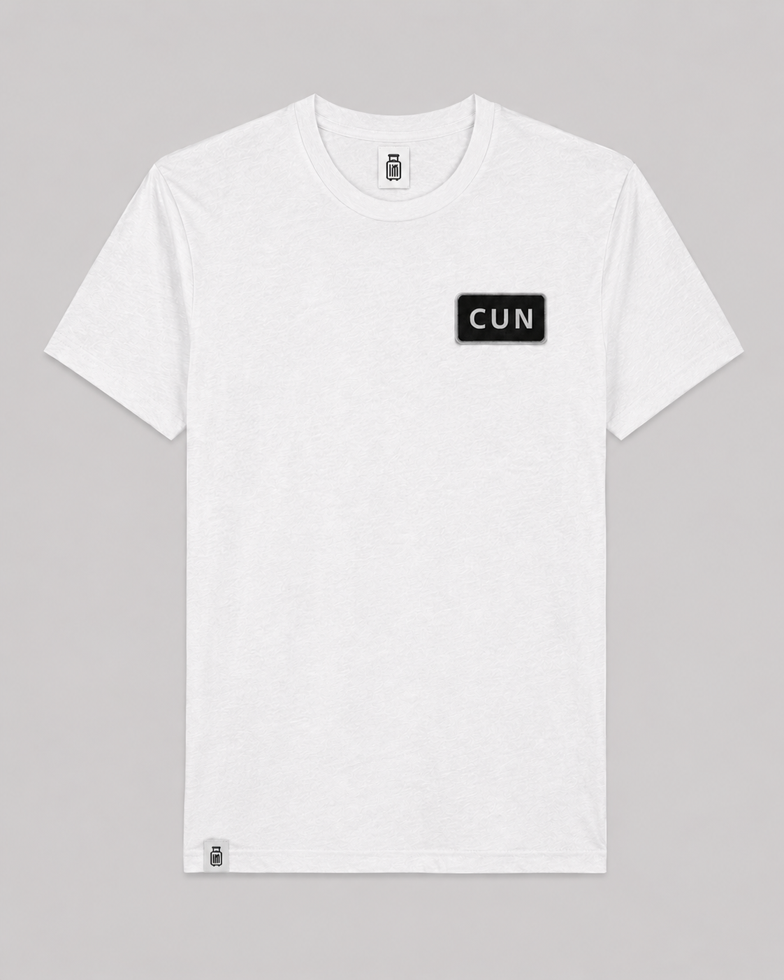 CUN Premium white shirt front view