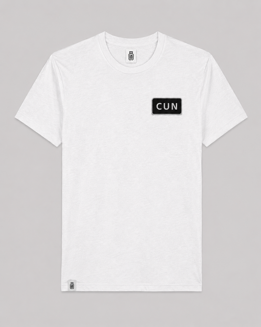 CUN Premium white shirt front view