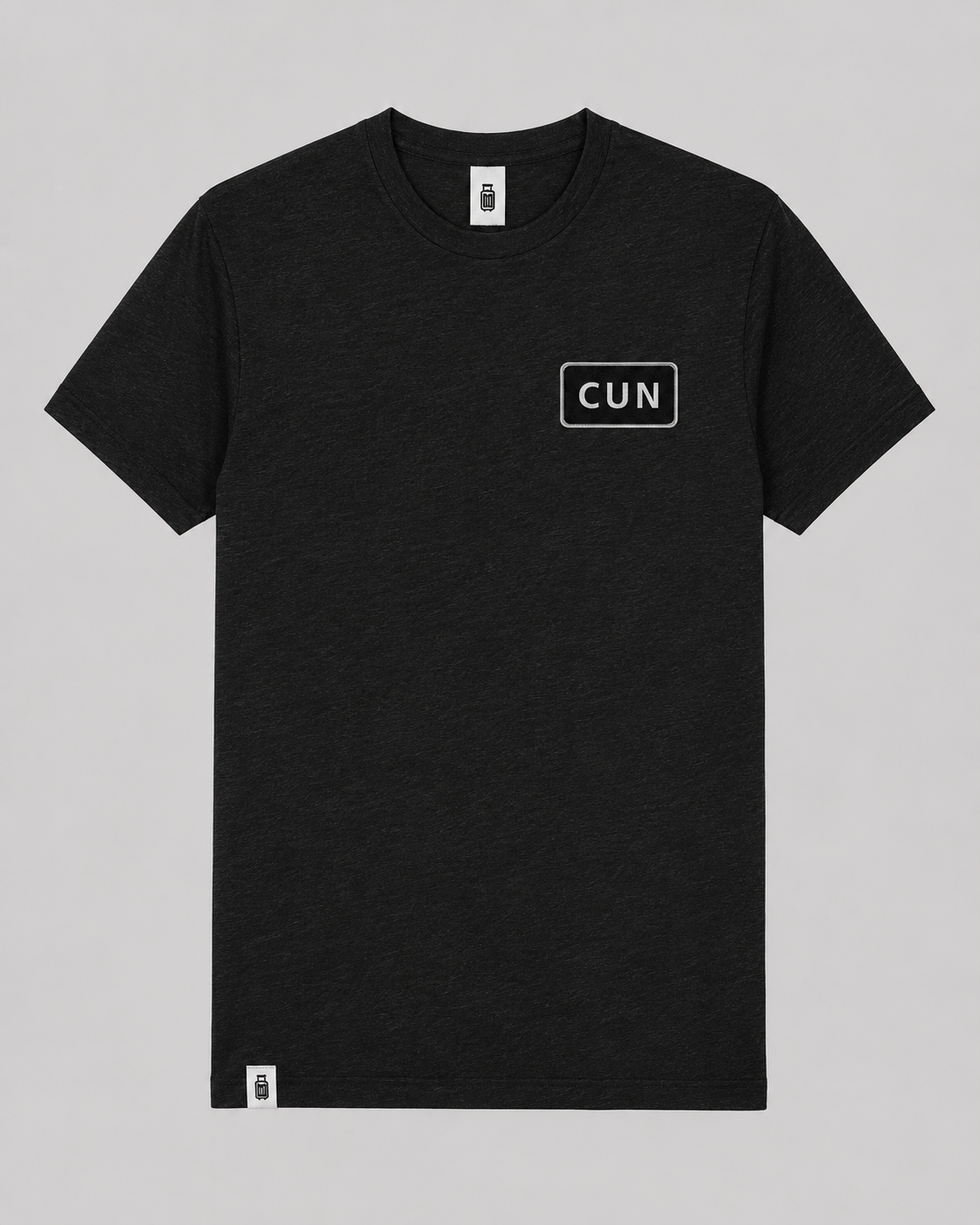 CUN premium black shirt front view