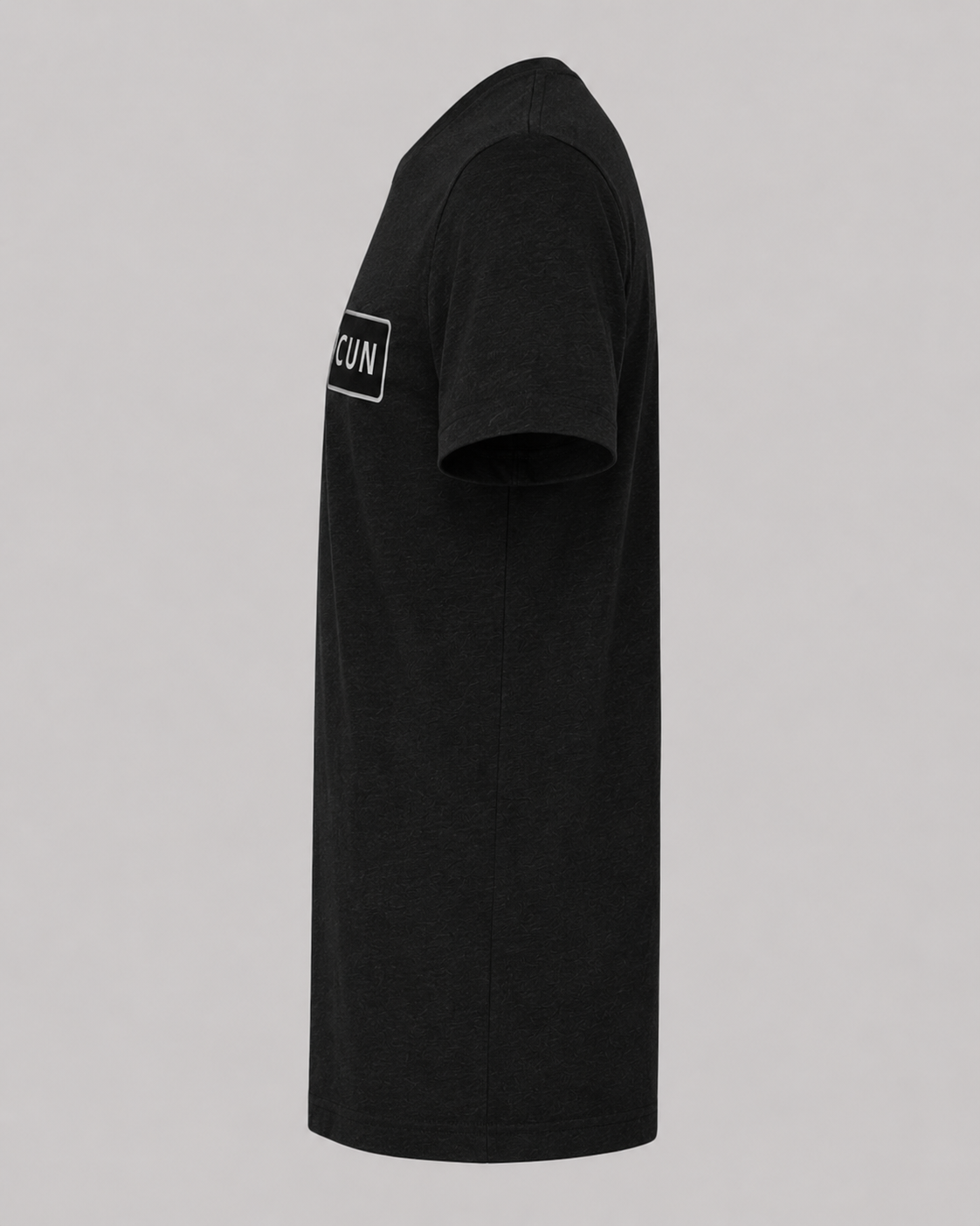 CUN premium black shirt side view