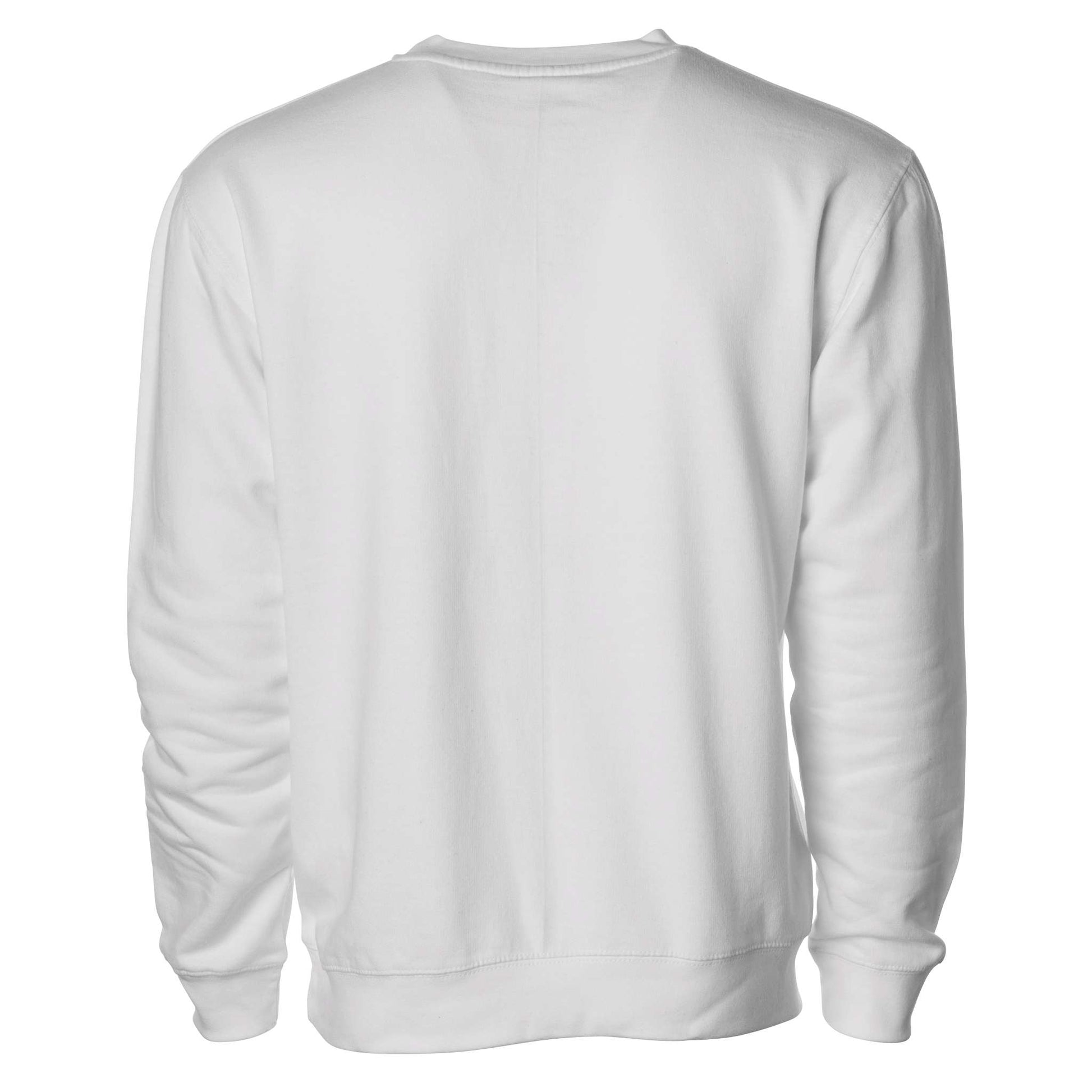 DEN Denver airport crewneck sweatshirt white— back view