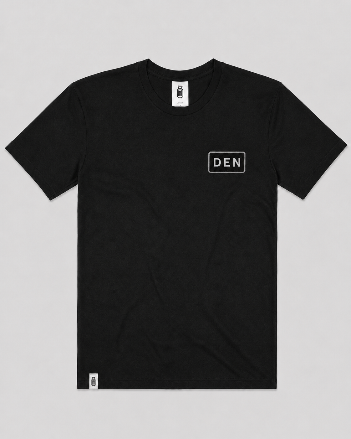 DEN Premium shirt black front view