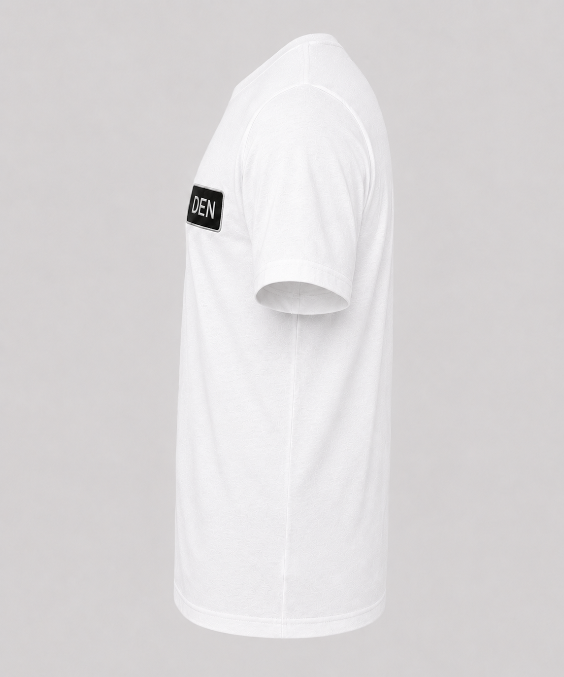 DEN premium white shirt side view