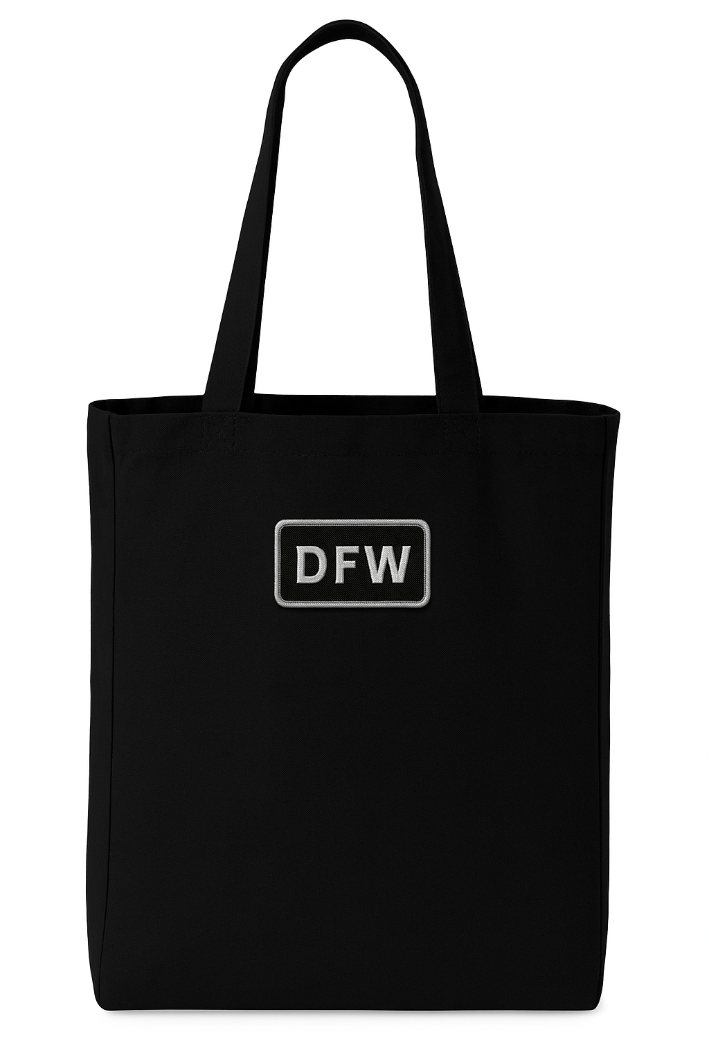 DFW Dallas-Fort Worth canvas tote