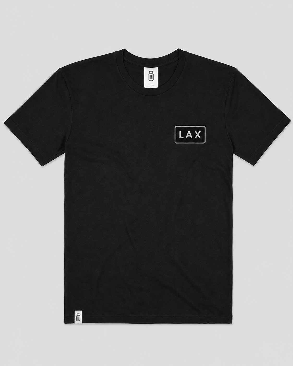 LAX_Premium_Black_shirt_front_view