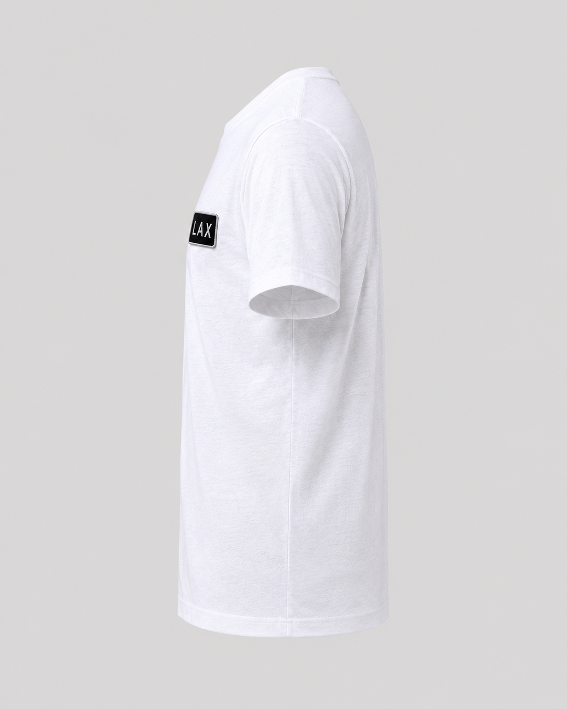 LAX Premium White shirt side view