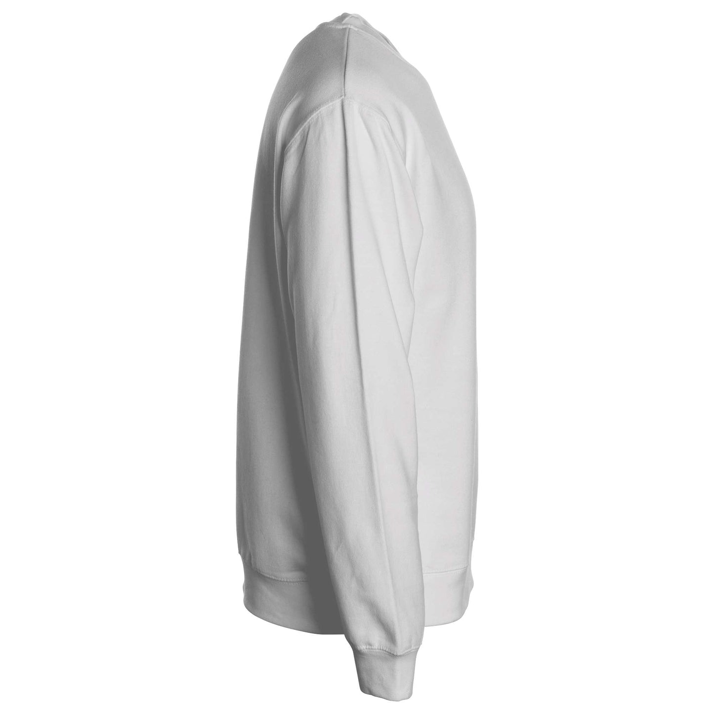 DFW Dallas–Fort Worth airport crewneck sweatshirt white — side view