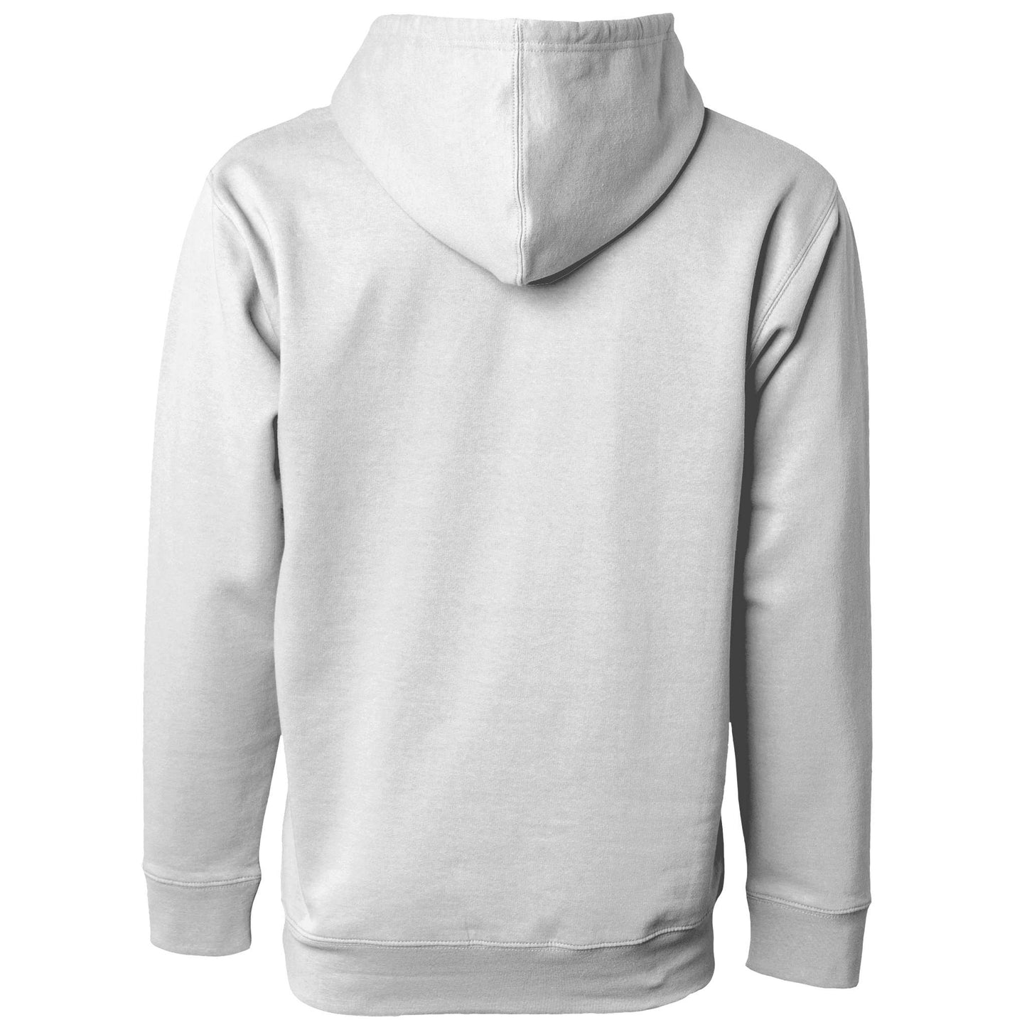 airport hoodie white — front view
