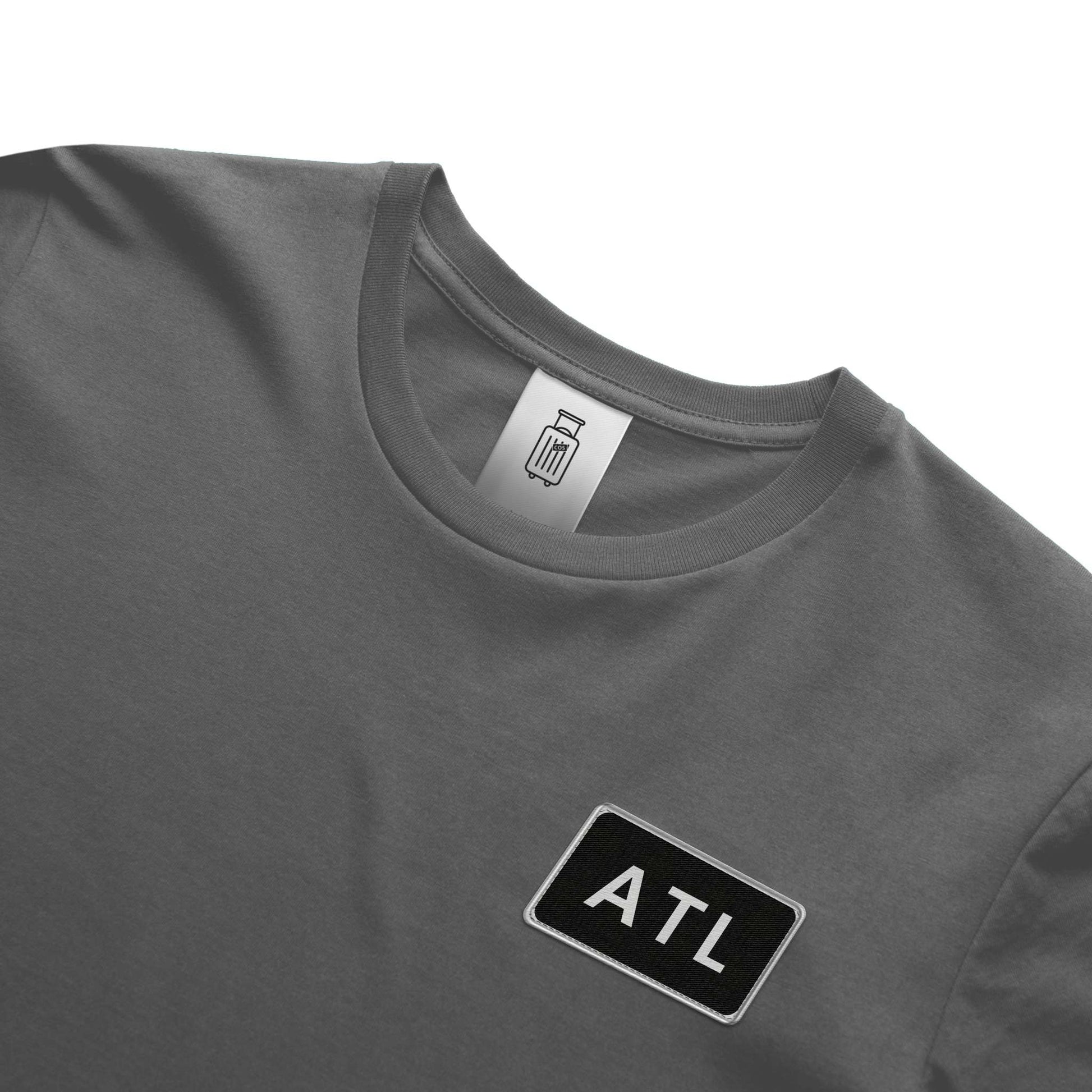 ATL Atlanta Ultra T-shirt gray - upclose view
