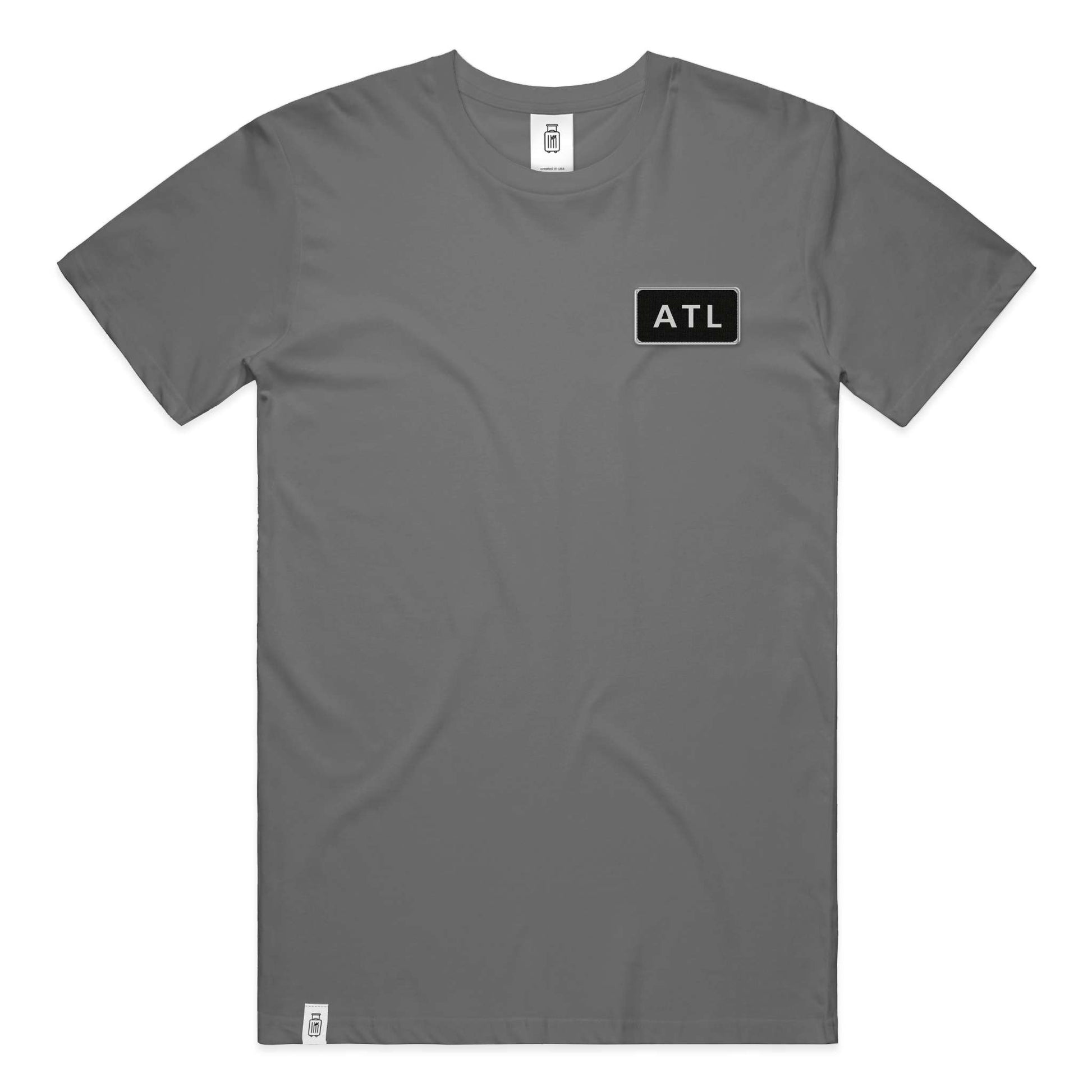 ATL Atlanta Ultra T-shirt gray- front view