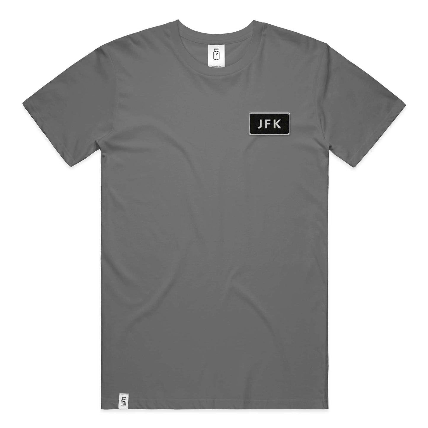 JFK New York ultra t-shirt gray - front view