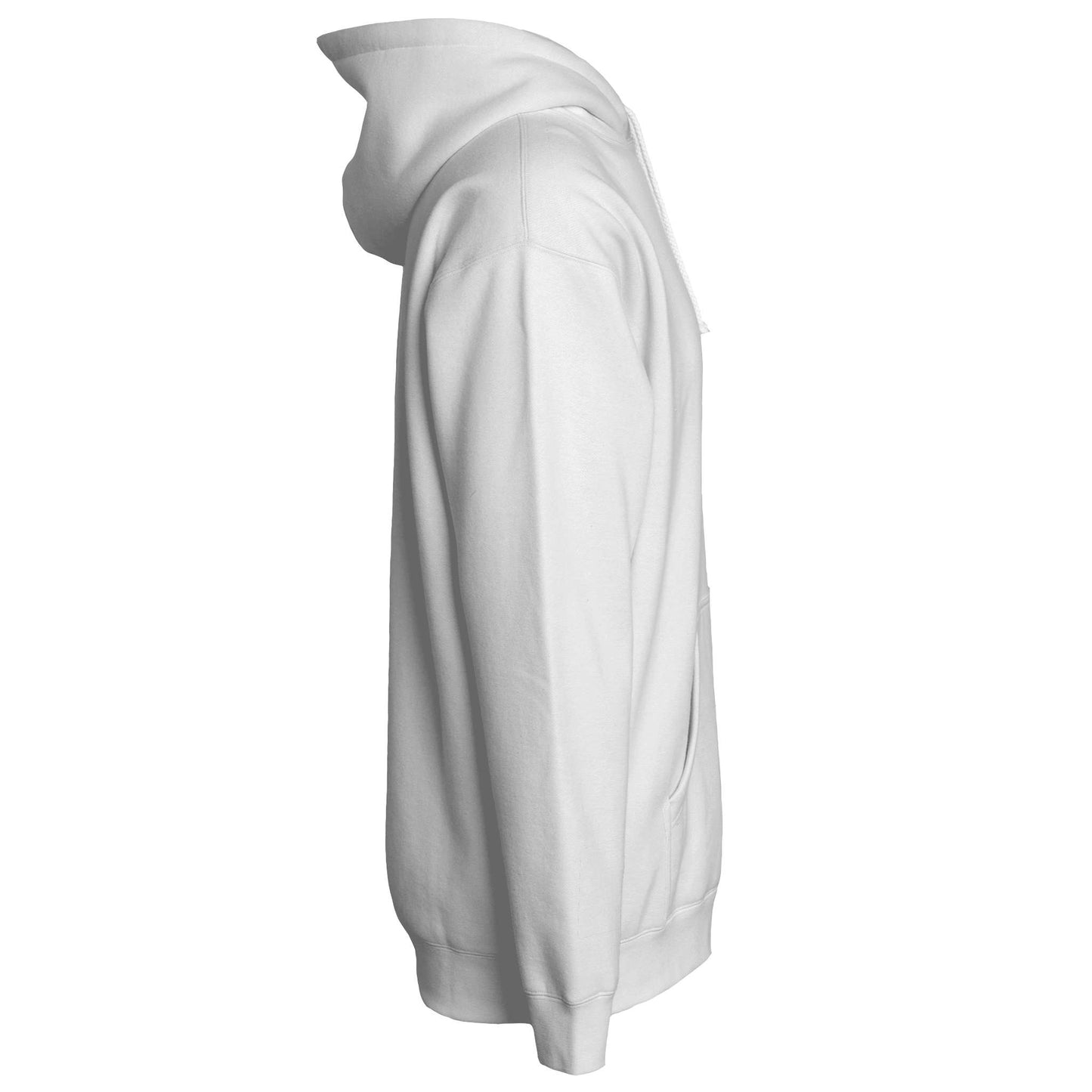 LHR London Heathrow airport hoodie white- side view