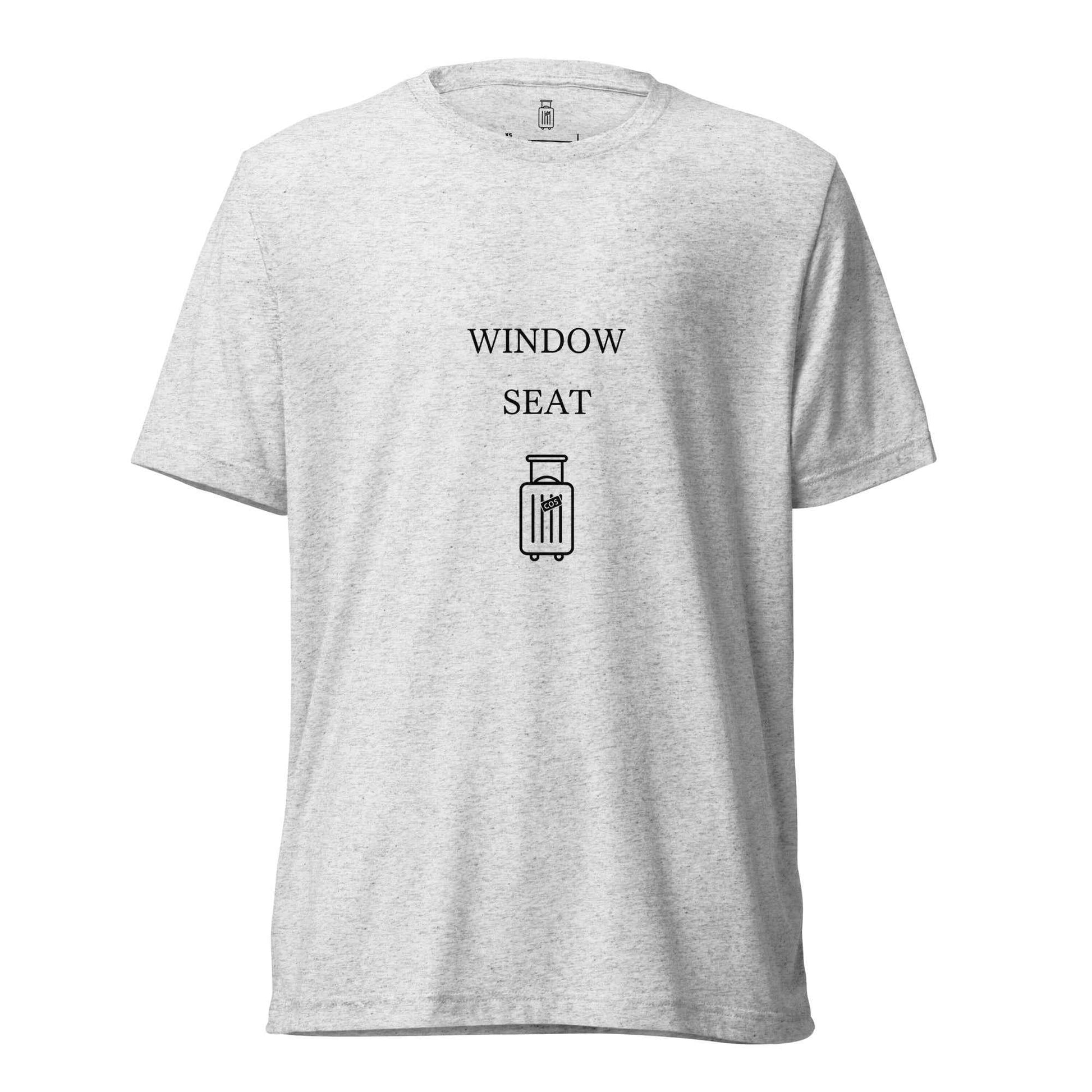 Window Seat travel T-shirt, lifestyle front view