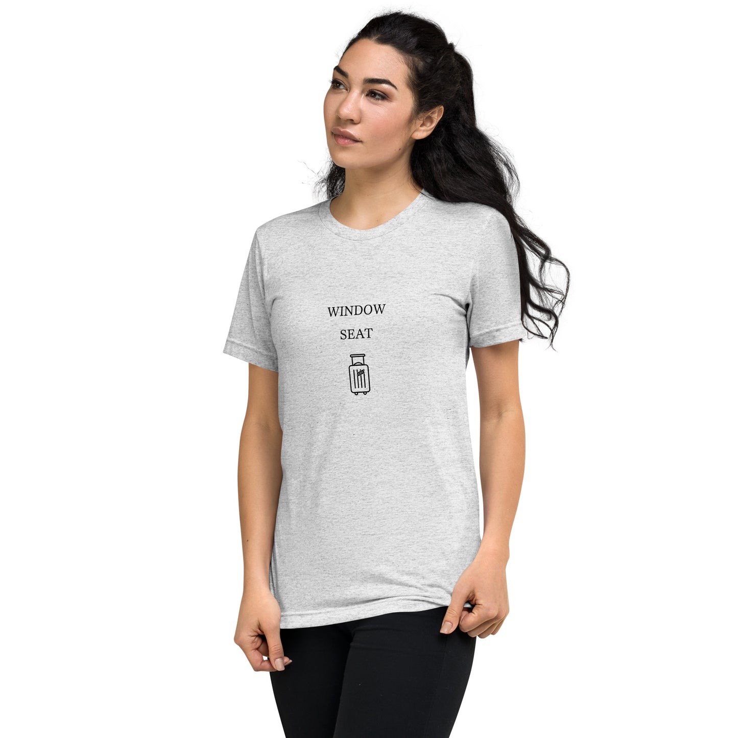 Window Seat travel T-shirt, additional left-front view