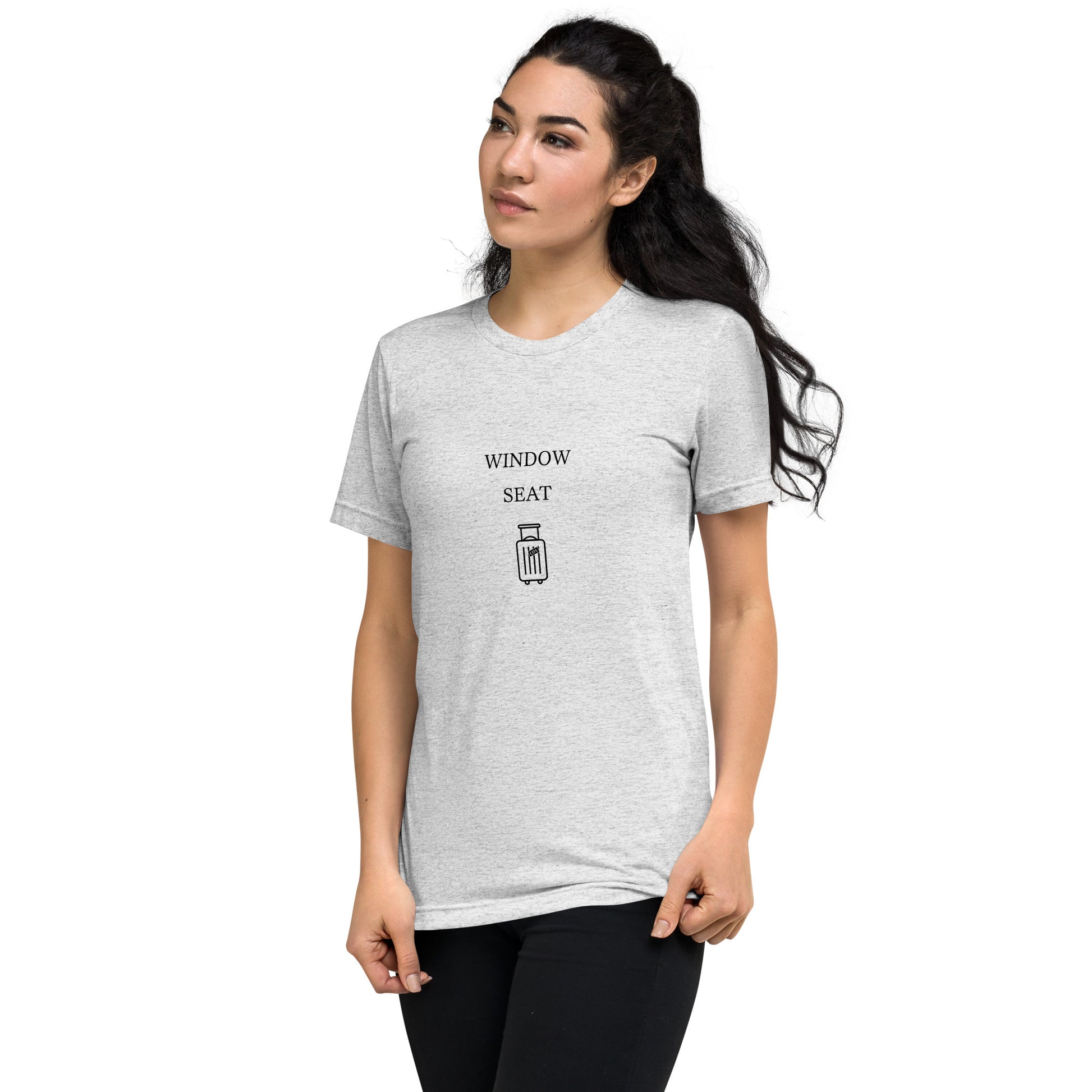 Window Seat travel T-shirt, additional left-front view