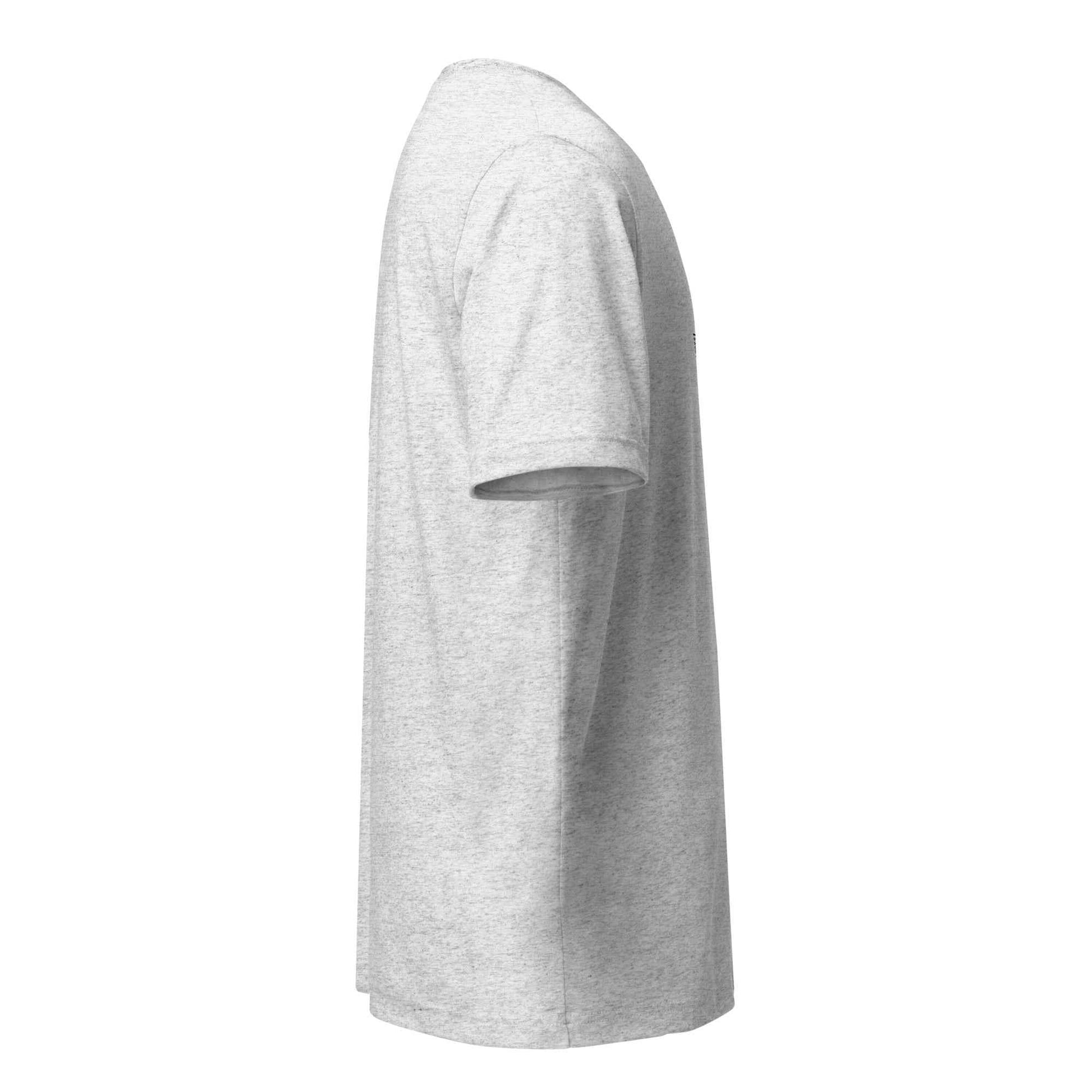 Window Seat unisex triblend travel T-shirt, right-side view
