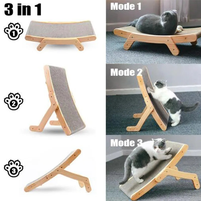 3 In 1 Corrugated Cat Furniture Bed